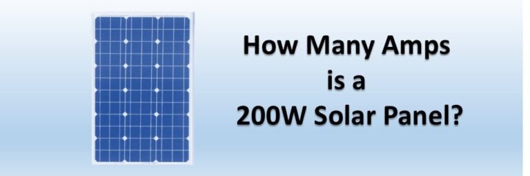 How Many Amps is a 200W Solar Panel? - portablesolarexpert.com